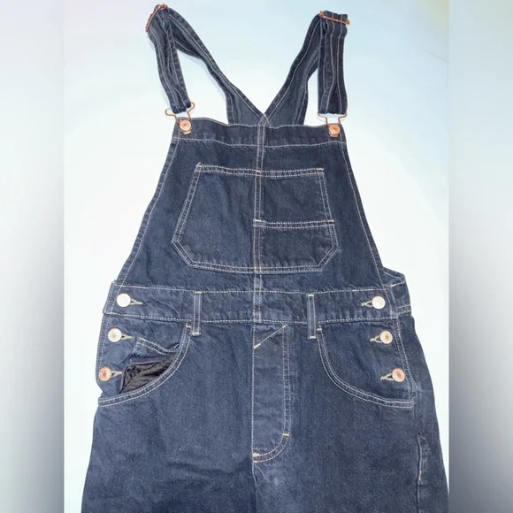 SALE! Free People x We The Free Ziggy Denim Overalls in Dark Wash - Picture 7 of 13